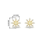 Load image into Gallery viewer, floral-halo-diamond-earring-jackets-for-2-carat-studs-in-yellow-gold-fdear894angle2-2.00ct-nl-yg-hw?v=1762512700