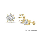 Load image into Gallery viewer, floral-halo-diamond-earring-jackets-for-2-carat-studs-in-yellow-gold-fdear894angle3-2.00ct-nl-yg-lg1?v=1762512700