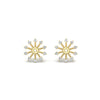 Load image into Gallery viewer, floral-halo-diamond-earring-jackets-for-3-carat-studs-in-yellow-gold-fdear894angle2-3.00ct-nl-yg?v=1762513222