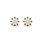 Load image into Gallery viewer, floral-halo-emerald-earring-jackets-for-2-carat-studs-in-rose-gold-fdear894gemgrangle2-2.00ct-nl-rg?v=1762512700