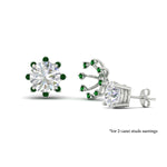 Load image into Gallery viewer, floral-halo-emerald-earring-jackets-for-2-carat-studs-in-white-gold-fdear894gemgrangle3-2.00ct-nl-wg-lg1?v=1762512700
