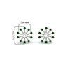 Load image into Gallery viewer, floral-halo-emerald-earring-jackets-for-3-carat-studs-in-white-gold-fdear894gemgrangle2-3.00ct-nl-wg-hw?v=1762513222