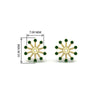 Load image into Gallery viewer, floral-halo-emerald-earring-jackets-for-3-carat-studs-in-yellow-gold-fdear894gemgrangle2-3.00ct-nl-yg-hw?v=1762513222