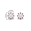 Load image into Gallery viewer, floral-halo-pink-sapphire-earring-jackets-for-2-carat-studs-in-white-gold-fdear894gsadrpiangle2-2.00ct-nl-wg-hw?v=1762512700