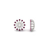 Load image into Gallery viewer, floral-halo-pink-sapphire-earring-jackets-for-4-carat-studs-in-white-gold-fdear894gsadrpiangle4-4.00ct-nl-wg?v=1762512708
