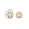Load image into Gallery viewer, floral-halo-ruby-earring-jackets-for-2-carat-studs-in-yellow-gold-fdear894grudrangle2-2.00ct-nl-yg-hw?v=1762512700