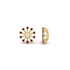 Load image into Gallery viewer, floral-halo-ruby-earring-jackets-for-3-carat-studs-in-yellow-gold-fdear894grudrangle4-3.00ct-nl-yg?v=1762513221