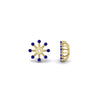 Load image into Gallery viewer, floral-halo-sapphire-earring-jackets-for-2-carat-studs-in-yellow-gold-fdear894gsablangle4-2.00ct-nl-yg?v=1762512700