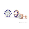 Load image into Gallery viewer, floral-halo-sapphire-earring-jackets-for-4-carat-studs-in-rose-gold-fdear894gsablangle3-4.00ct-nl-rg-lg1?v=1762512708