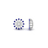 Load image into Gallery viewer, floral-halo-sapphire-earring-jackets-for-4-carat-studs-in-white-gold-fdear894gsablangle4-4.00ct-nl-wg?v=1762512708