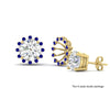 Load image into Gallery viewer, floral-halo-sapphire-earring-jackets-for-4-carat-studs-in-yellow-gold-fdear894gsablangle3-4.00ct-nl-yg-lg1?v=1762512708