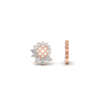 Load image into Gallery viewer, floral-halo-style-for-1-carat-ear-jacket-in-rose-gold-fdear10312angle4-1.00ct-nl-rg.jpg?v=1762858832