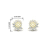 Load image into Gallery viewer, floral-halo-style-for-1-carat-ear-jacket-in-yellow-gold-fdear10312angle2-1.00ct-nl-yg-hw.jpg?v=1762858832