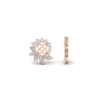 Load image into Gallery viewer, floral-halo-style-for-3-carat-ear-jacket-in-rose-gold-fdear10312angle4-3.00ct-nl-rg.jpg?v=1762859322