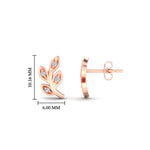 Load image into Gallery viewer, floral-leaf-diamond-stud-earrings-in-rose-gold-fdear11706angle3-nl-rg-hw.jpg?v=1771329175