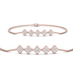 Load image into Gallery viewer, flower-diamond-chain-stacking-bracelet-in-FDBRC9643ANGLE2-NL-RG