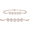 Load image into Gallery viewer, flower-diamond-chain-stacking-bracelet-in-FDBRC9643ANGLE2-NL-RG