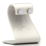 Load image into Gallery viewer, https://cdn.fascinatingdiamonds.com/FDEAR1081/flower-diamond-earring-two-tone-seven-stone-0.75-carat-in-white-gold-FDEAR10840-0.75CTANGLE2-NL-WG.jpg