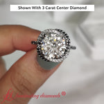 Load image into Gallery viewer, flower-halo-round-black-diamond-engagement-ring-in-white-gold-FD10073ROR-3