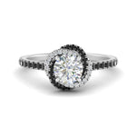 Load image into Gallery viewer, flower-halo-round-black-diamond-engagement-ring-in-white-gold-FD10073RORGBLACK-NL-WG_5e7ae337-18ae-4307-97d2-70e96be74101?v=1750409787