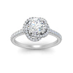 Load image into Gallery viewer, flower-halo-round-diamond-engagement-ring-in-white-gold-FD10073RORANGLE5-NL-WG_c637411a-b25a-4ed5-939a-146a9cbe60ed?v=1750409787