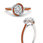 Load image into Gallery viewer, flower-halo-round-orange-sapphire-engagement-ring-in-white-gold-FD10073RORGSAORANGLE3-NL-WG_f78f64c0-f98c-4f03-b2a0-a0bbdaa9f5d2?v=1750409788
