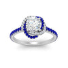 Load image into Gallery viewer, flower-halo-round-sapphire-engagement-ring-in-white-gold-FD10073RORGSABLANGLE5-NL-WG_e1b6ba45-a0b0-45cd-ae05-6f42db7af295?v=1750409787
