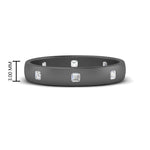 Load image into Gallery viewer, flush-set-asscher-cut-spaced-out-band-in-black-gold-FD10979AS-NL-BG