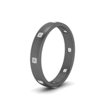 Load image into Gallery viewer, flush-set-asscher-cut-spaced-out-band-in-black-gold-FD10979AS-NL-BG