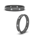 Load image into Gallery viewer, flush-set-asscher-cut-spaced-out-band-in-black-gold-FD10979AS-NL-BG