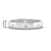 Load image into Gallery viewer, flush-set-asscher-cut-spaced-out-band-in-platinum-FD10979AS-NL-WG
