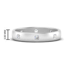 Load image into Gallery viewer, flush-set-asscher-cut-spaced-out-band-in-white-gold-FD10979AS-NL-WG