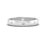 Load image into Gallery viewer, flush-set-asscher-cut-spaced-out-band-in-white-gold-FD10979AS-NL-WG