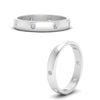 Load image into Gallery viewer, flush-set-asscher-cut-spaced-out-band-in-white-gold-FD10979AS-NL-WG
