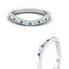 Load image into Gallery viewer, flush-set-blue-topaz-curved-wedding-band-in-white-gold-fdens2255bgicbltoangle3-nl-wg-ws4.jpg?v=1776142549