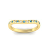 Load image into Gallery viewer, flush-set-blue-topaz-curved-wedding-band-in-yellow-gold-fdens2255bgicbltoangle5-nl-yg-ws4.jpg?v=1776142549