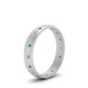 Load image into Gallery viewer, flush-set-diamond-wedding-band-with-ice-blue-topaz-in-14K-white-gold-FDM122266BGICBLTOANGLE2-NL-WG.jpg