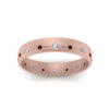 Load image into Gallery viewer, flush-set-diamond-wedding-band-with-ruby-in-14K-rose-gold-FDM122266BGRUDRANGLE5-NL-RG.jpg