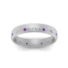 Load image into Gallery viewer, flush-set-diamond-wedding-band-with-violac-topaz-in-14K-white-gold-FDM122266BGVITOANGLE5-NL-WG.jpg