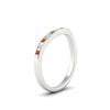Load image into Gallery viewer, flush-set-orange-sapphire-curved-wedding-band-in-white-gold-fdens2255bgsaorangle2-nl-wg-ws4.jpg?v=1776142549