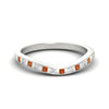 Load image into Gallery viewer, flush-set-orange-sapphire-curved-wedding-band-in-white-gold-fdens2255bgsaorsleep-nl-wg-ws4.jpg?v=1776142549