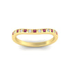 Load image into Gallery viewer, flush-set-pink-sapphire-curved-wedding-band-in-yellow-gold-fdens2255bgsadrpiangle5-nl-yg-ws4.jpg?v=1776142549