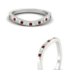 Load image into Gallery viewer, flush-set-ruby-curved-wedding-band-in-white-gold-fdens2255bgrudrangle3-nl-wg-ws4.jpg?v=1776142549