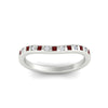 Load image into Gallery viewer, flush-set-ruby-curved-wedding-band-in-white-gold-fdens2255bgrudrangle5-nl-wg-ws4.jpg?v=1776142549