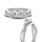 Load image into Gallery viewer, french-pave-asscher-contour-diamond-wedding-band-in-white-gold-FD9986B1AS-NL-WG
