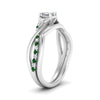 Load image into Gallery viewer, french-pave-asscher-contour-emerald-wedding-band-in-white-gold-FD9986B1ASGEMGR-NL-WG