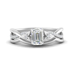 Load image into Gallery viewer, french-pave-emerald-cut-contour-diamond-wedding-band-in-white-gold-FD9986B1EM-NL-WG