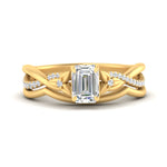 Load image into Gallery viewer, french-pave-emerald-cut-contour-diamond-wedding-band-in-yellow-gold-FD9986B1EM-NL-YG