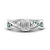 Load image into Gallery viewer, french-pave-emerald-cut-contour-emerald-wedding-band-in-white-gold-FD9986B1EMGEMGR-NL-WG