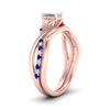 Load image into Gallery viewer, french-pave-emerald-cut-contour-sapphire-wedding-band-in-rose-gold-FD9986B1EMGSABL-NL-RG